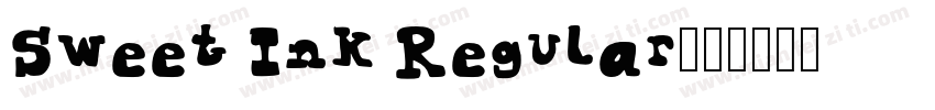 Sweet Ink Regular字体转换